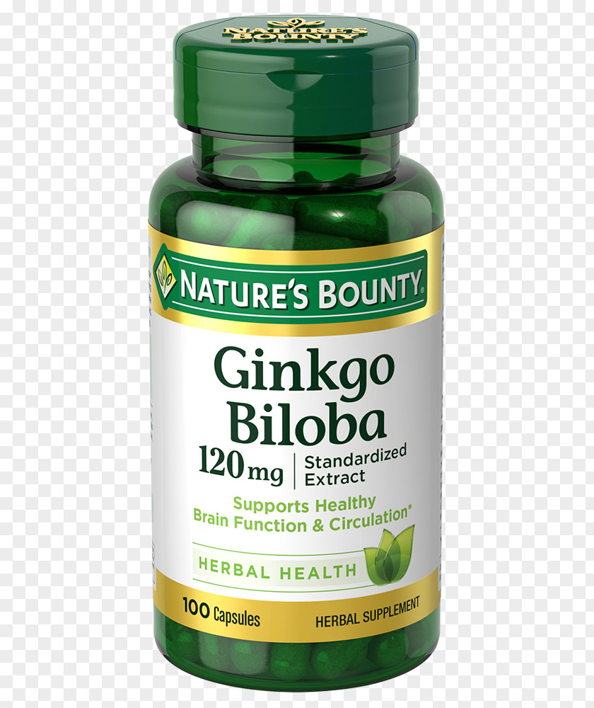 Ginkgo-biloba Dietary Supplement Melatonin NBTY Capsule Tablet PNG