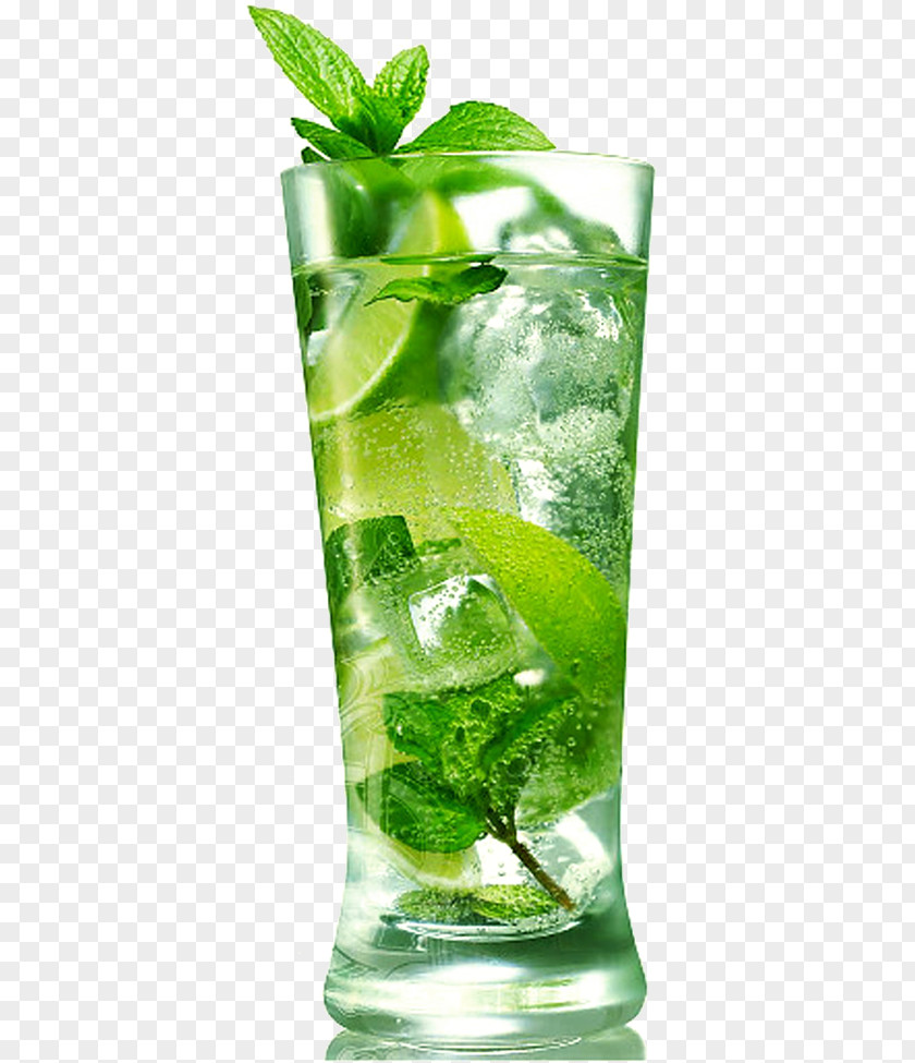 Mojito Cocktail Carbonated Water Light Rum PNG