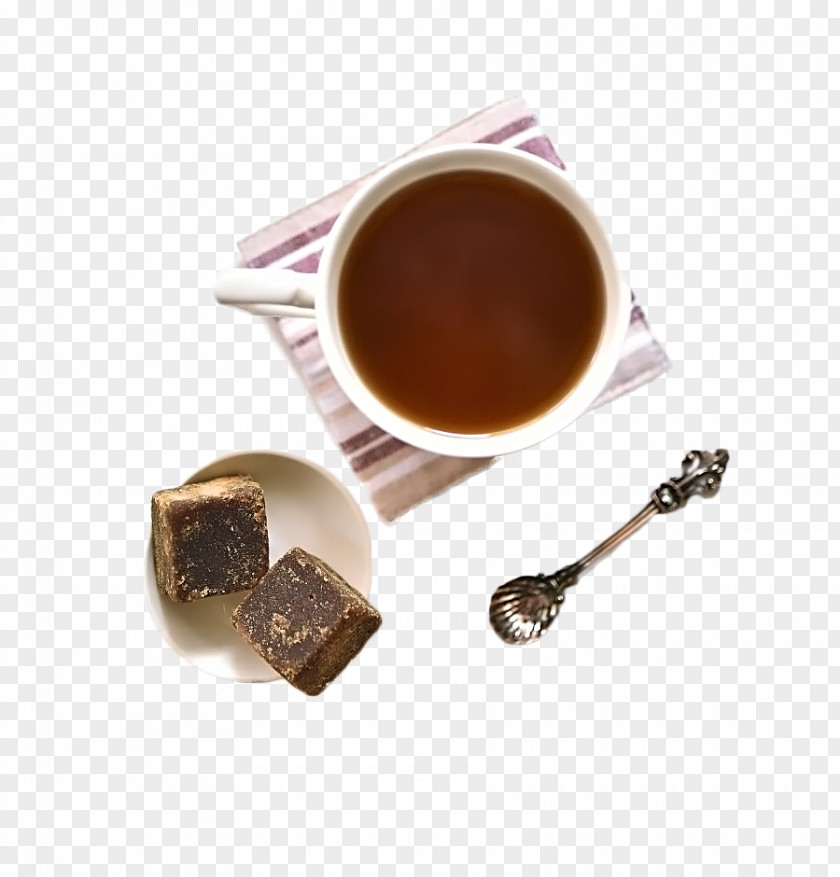 Black Sugar Ginger Tea,Black Block Tea Brown PNG