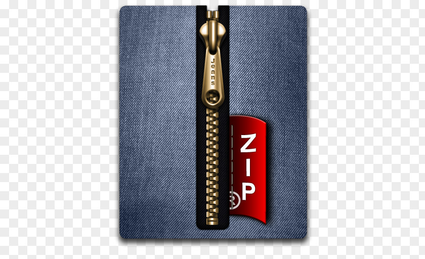 Creative Jeans Zipper Icon PNG