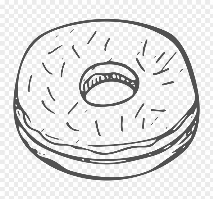 Cartoon Donut Doughnut Food PNG