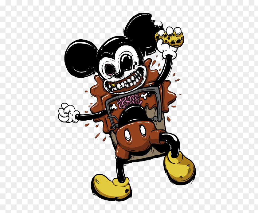 Crazy Bloody Mickey Mouse Minnie Mousetrap Clip Art PNG