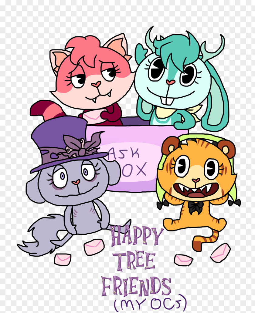 Happy Tree Friends Cartoon Fan Art DeviantArt Mammal PNG