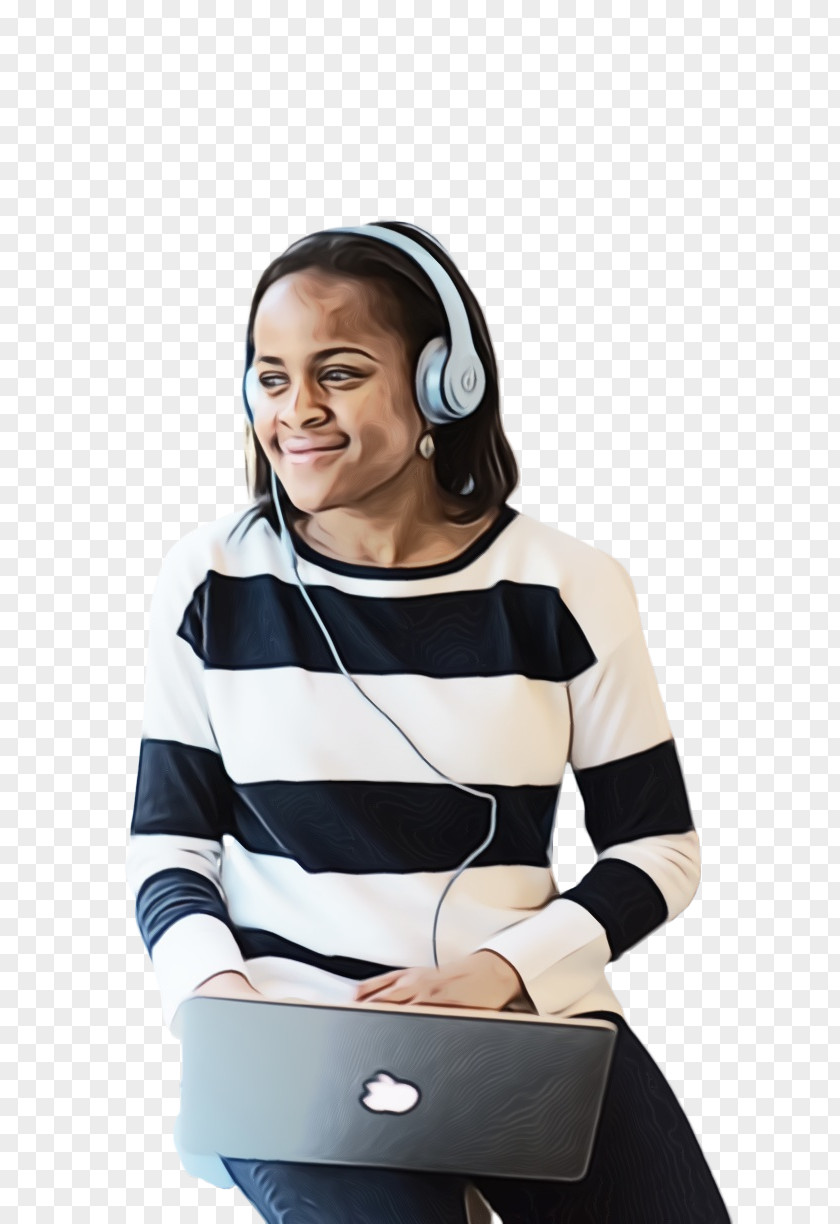 Headphones Microphone T-shirt Shoulder Sleeve PNG