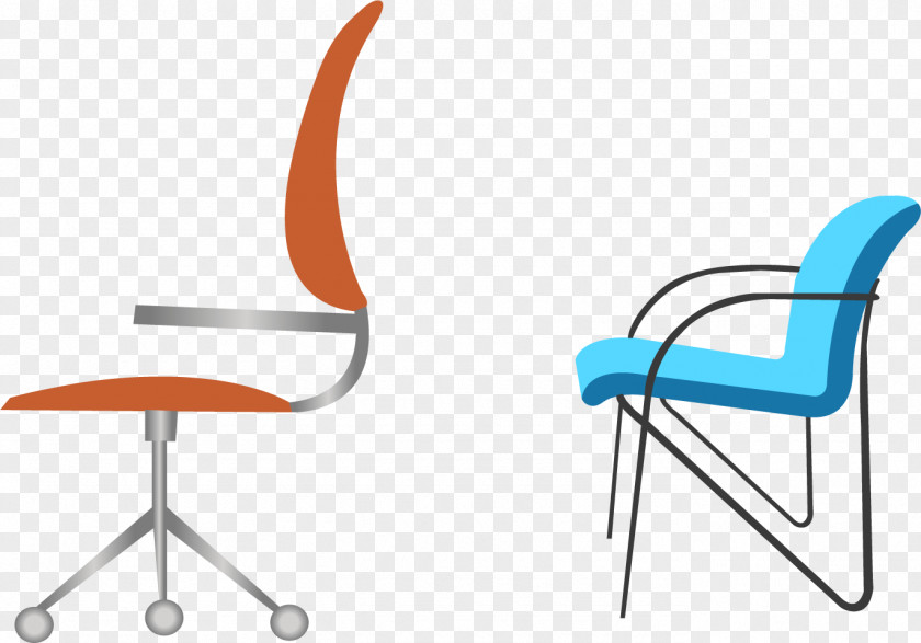 Vector Side Chair Table Furniture PNG
