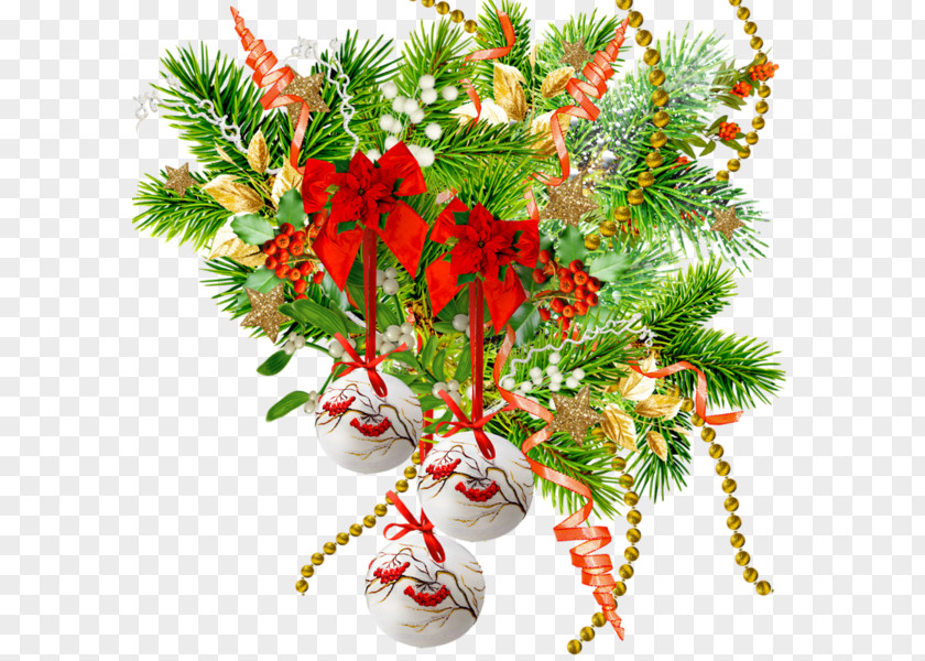 Christmas Ornament Branching PNG