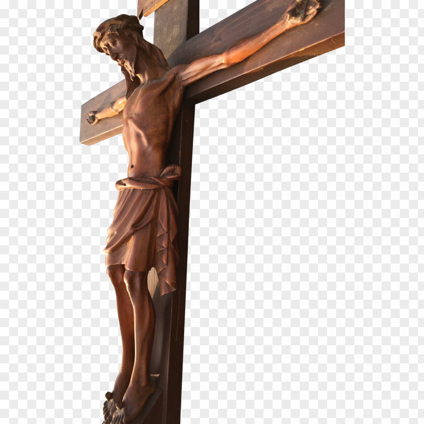 Crucifixion Crucifix Bronze Sculpture Symbol Religion PNG