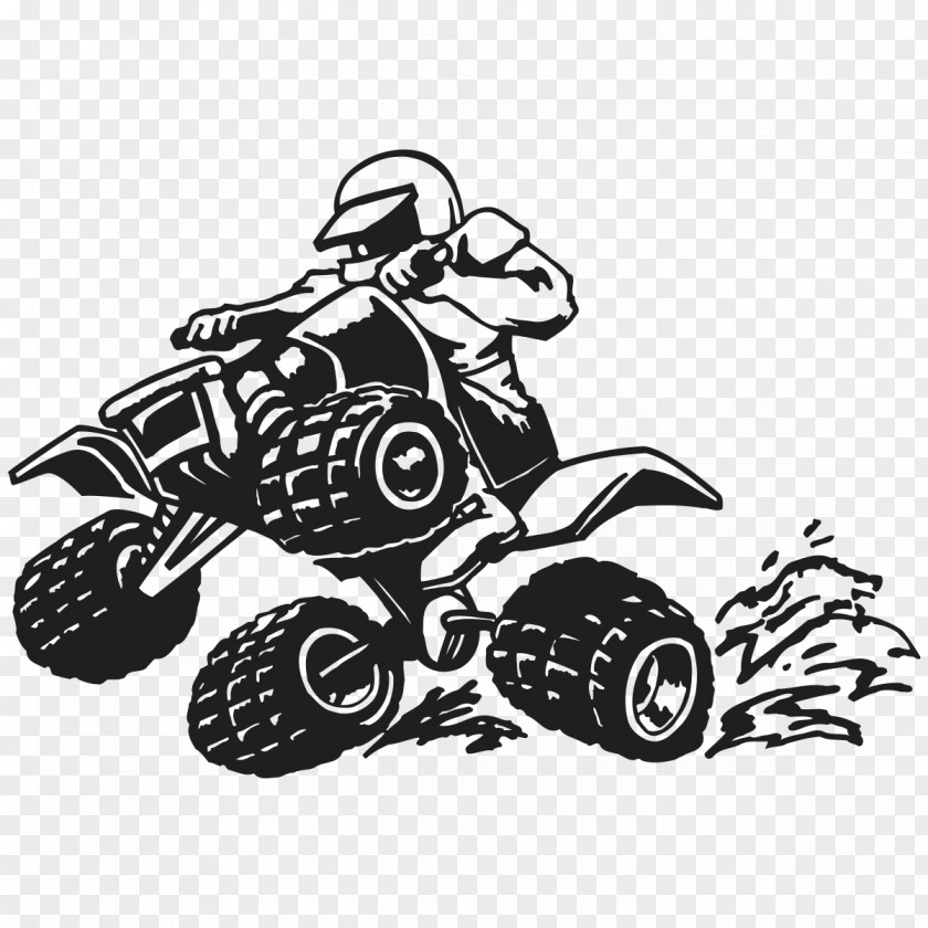 Atv 4 Wheeler Car Decal All-terrain Vehicle Sticker Motorcycle PNG