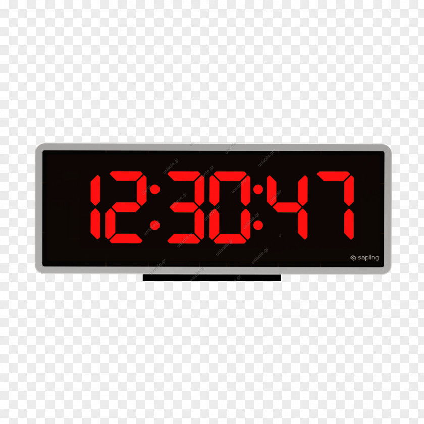 Clock T. UNISALE I.K.E. Digital Display Device Alarm Clocks PNG