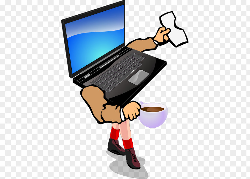 Coffee Clipart Laptop Computer Clip Art PNG