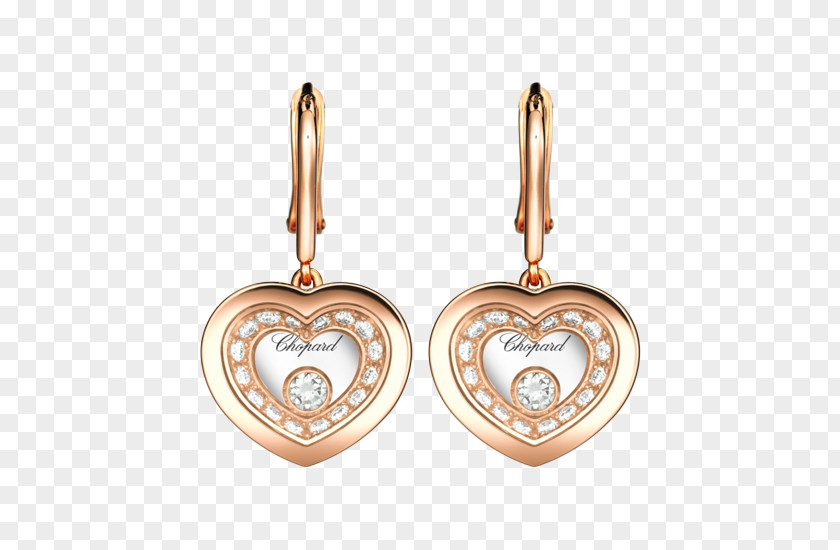 Jewellery Earring Chopard Diamond Gold PNG