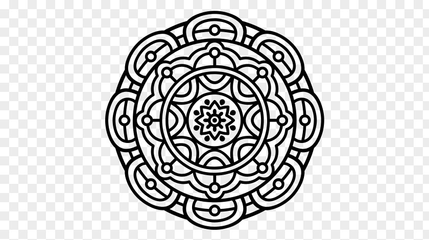 Mandala Drawing Coloring Book Relaxation Technique Clip Art PNG