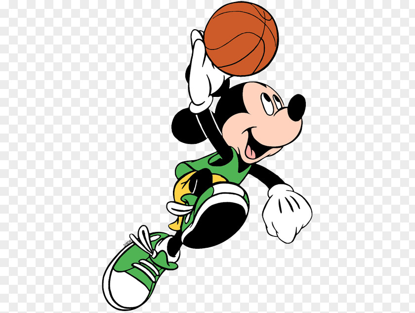 Mickey Mouse Minnie Pluto Goofy Basketball PNG