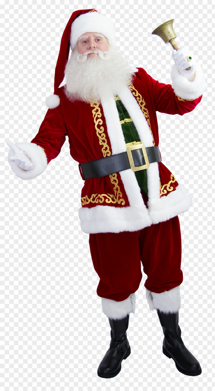 Santa Claus Costume Christmas Ornament Sled PNG