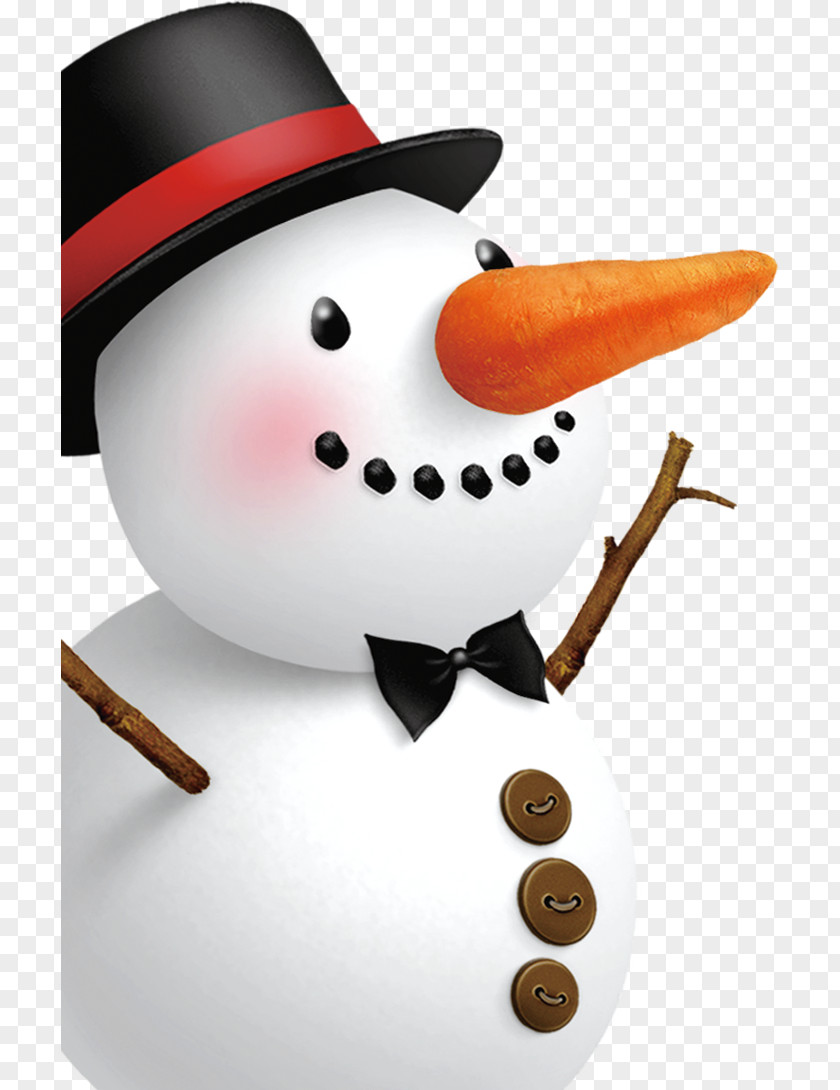 Stuck With A Carrot Nose Snowman Gentleman Hat PNG
