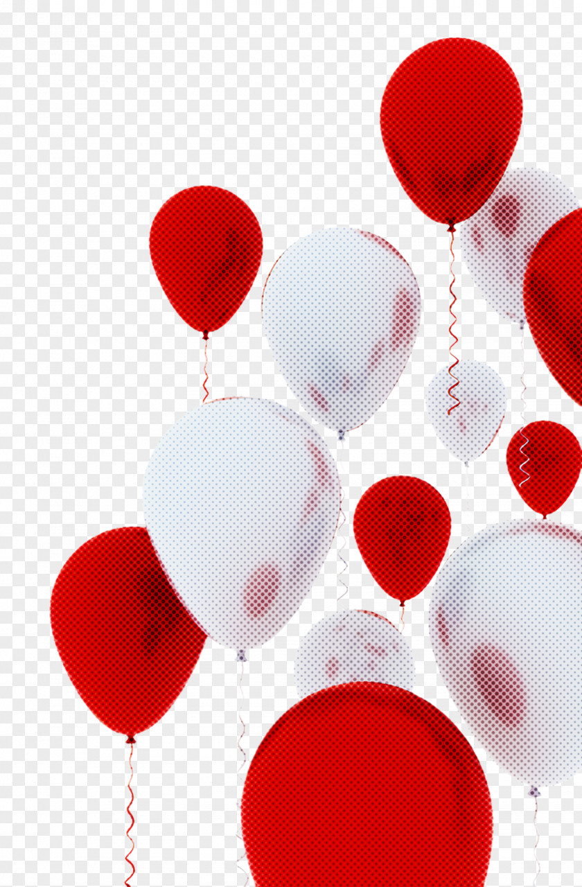 Balloon Red Party Supply Heart PNG