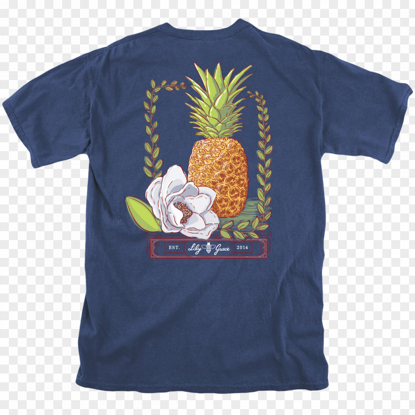 Big Pineapple T-shirt The Cottage Of Serendipity Sleeve Bluza Pocket PNG