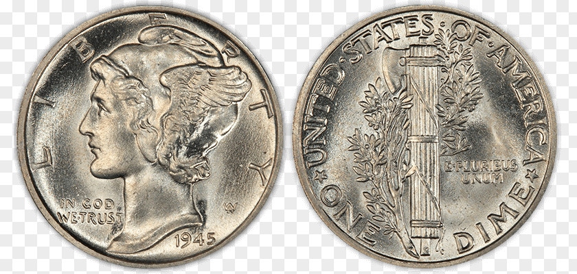 Coin Mercury Dime Twenty Pence United States Dollar PNG