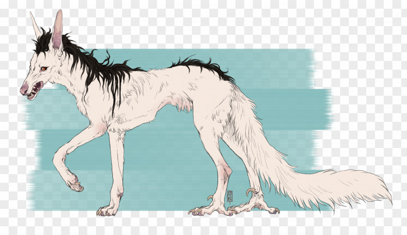Dog Breed Line Art Tail PNG