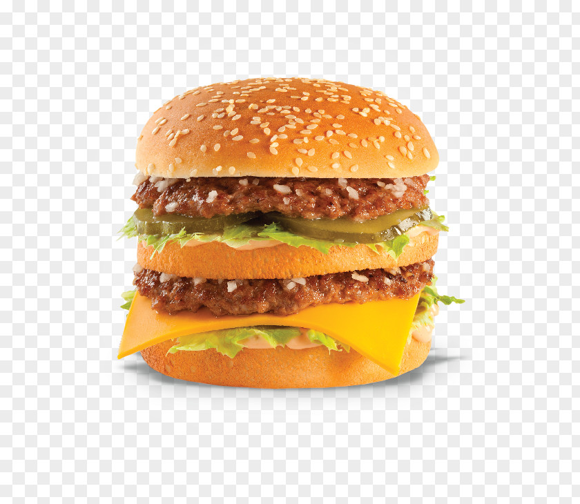 Junk Food Cheeseburger Hamburger McDonald's Big Mac Buffalo Burger Slider PNG