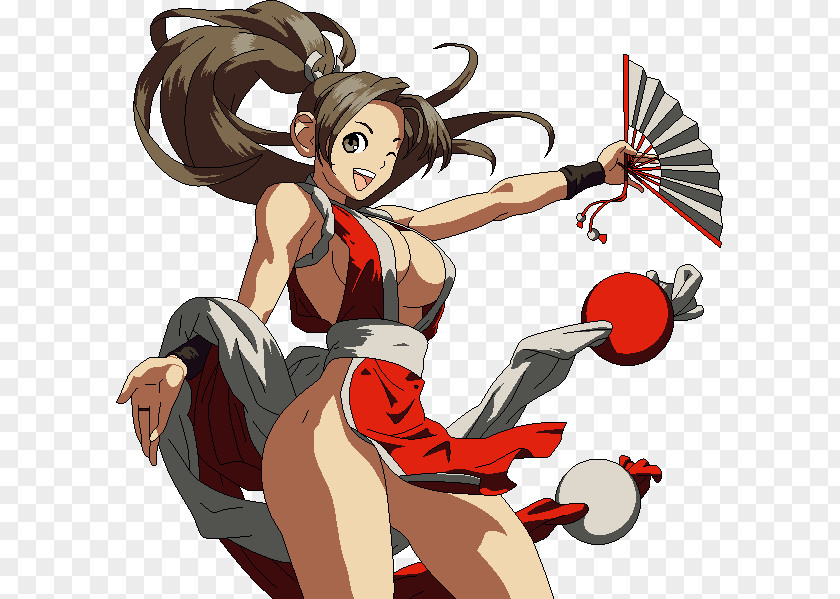 Mai Shiranui The King Of Fighters XIII M.U.G.E.N Art PNG of Art, mai shiranui clipart PNG