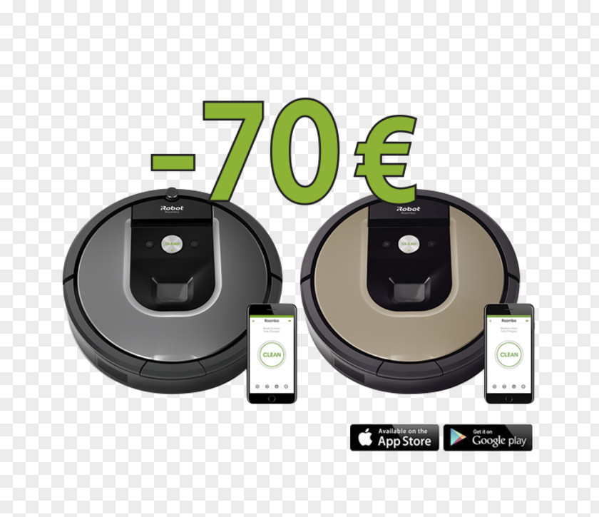 Robotics Robotic Vacuum Cleaner IRobot Roomba 960 PNG