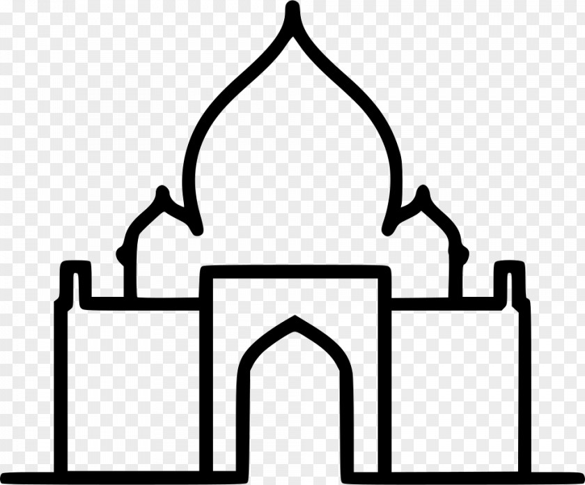 Taj Mahal Black Clip Art Monument Mausoleum PNG