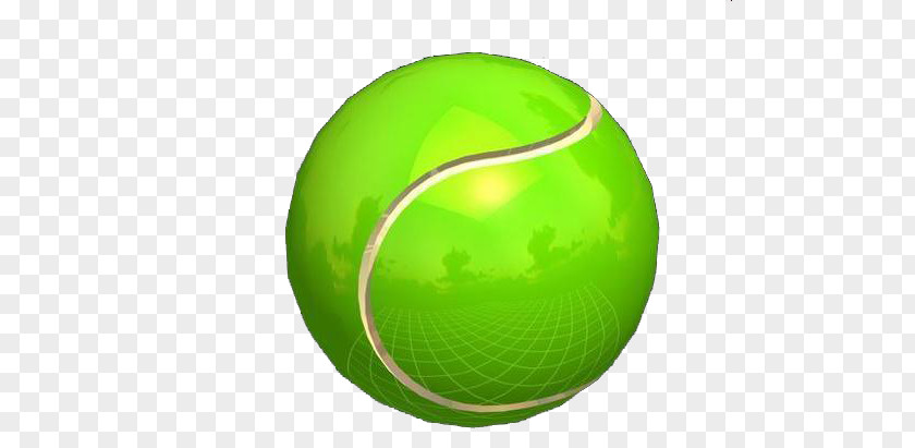 Textured Green Tennis Download PNG