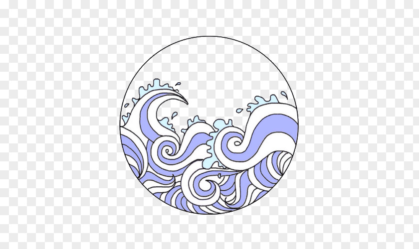 Wave The Great Off Kanagawa Wind Drawing Sea PNG