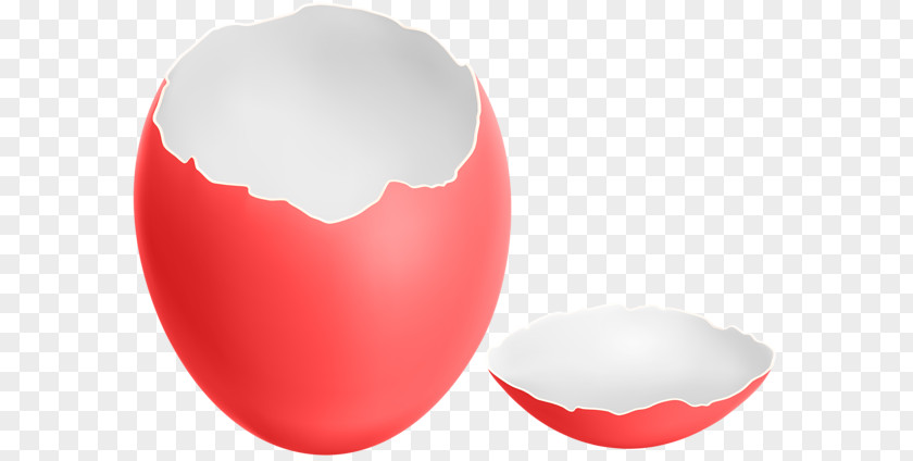 Broken Egg Red Easter Clip Art PNG