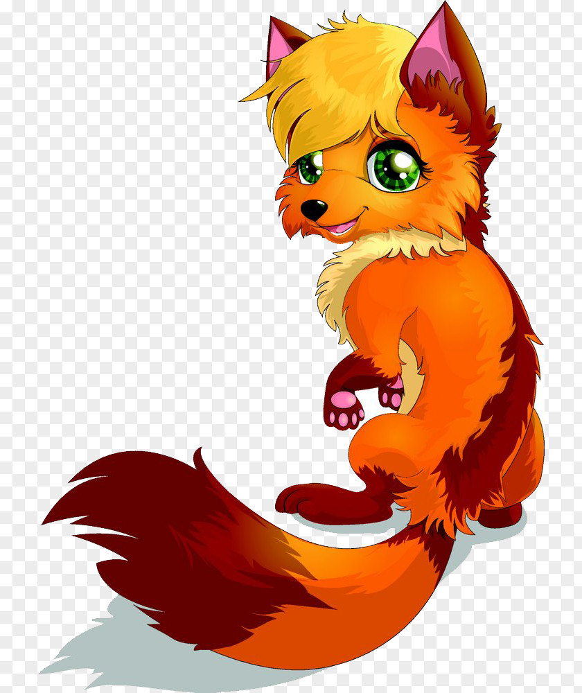 Fox Cartoon Drawing Illustration PNG