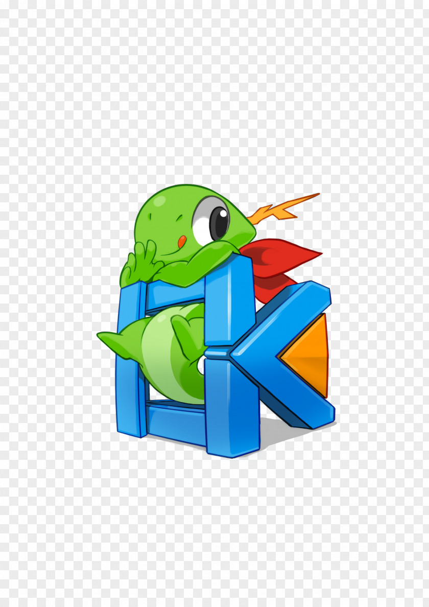 Konqi KDE Frameworks Plasma 4 Dot News PNG