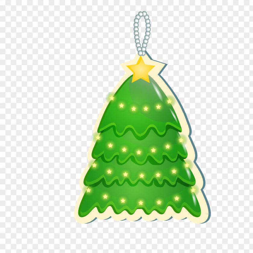 Small Christmas Tree Ornaments Vector Ornament PNG