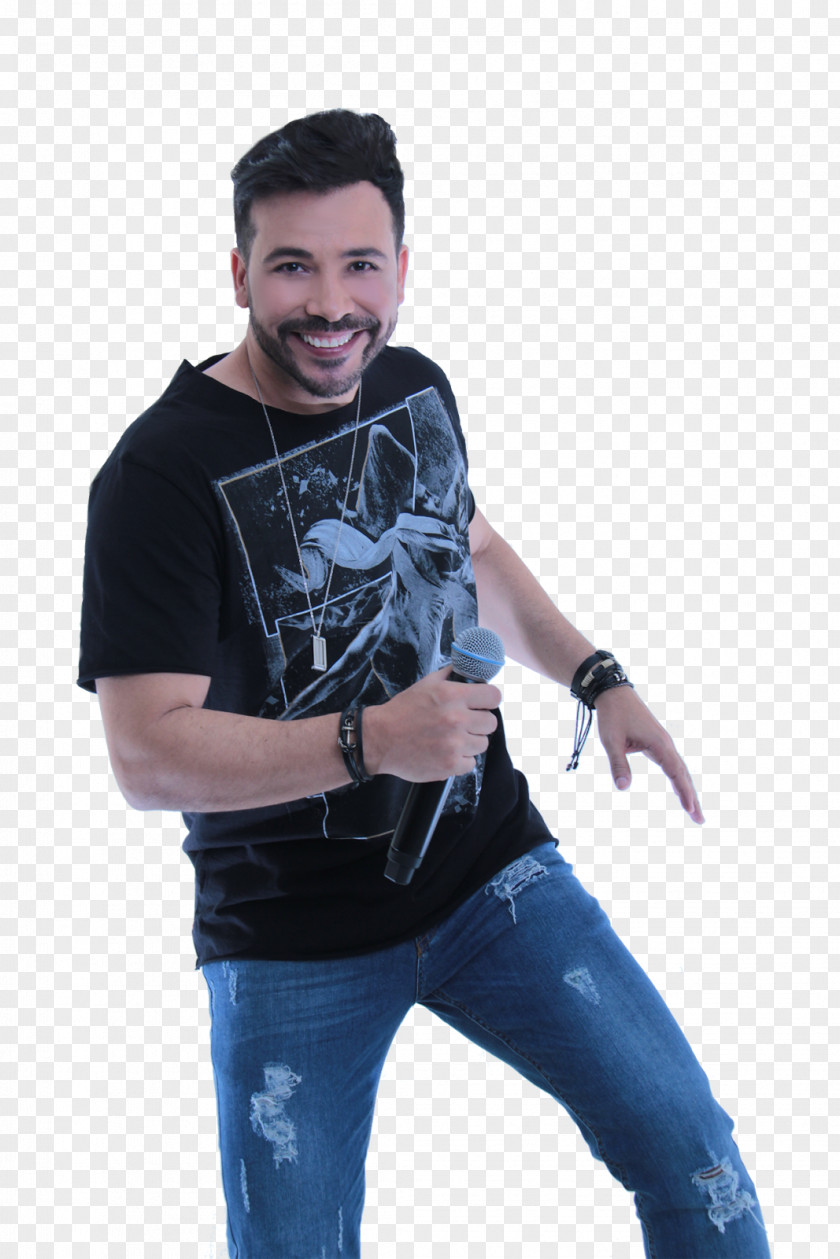 T-shirt Microphone Shoulder Sleeve Jeans PNG