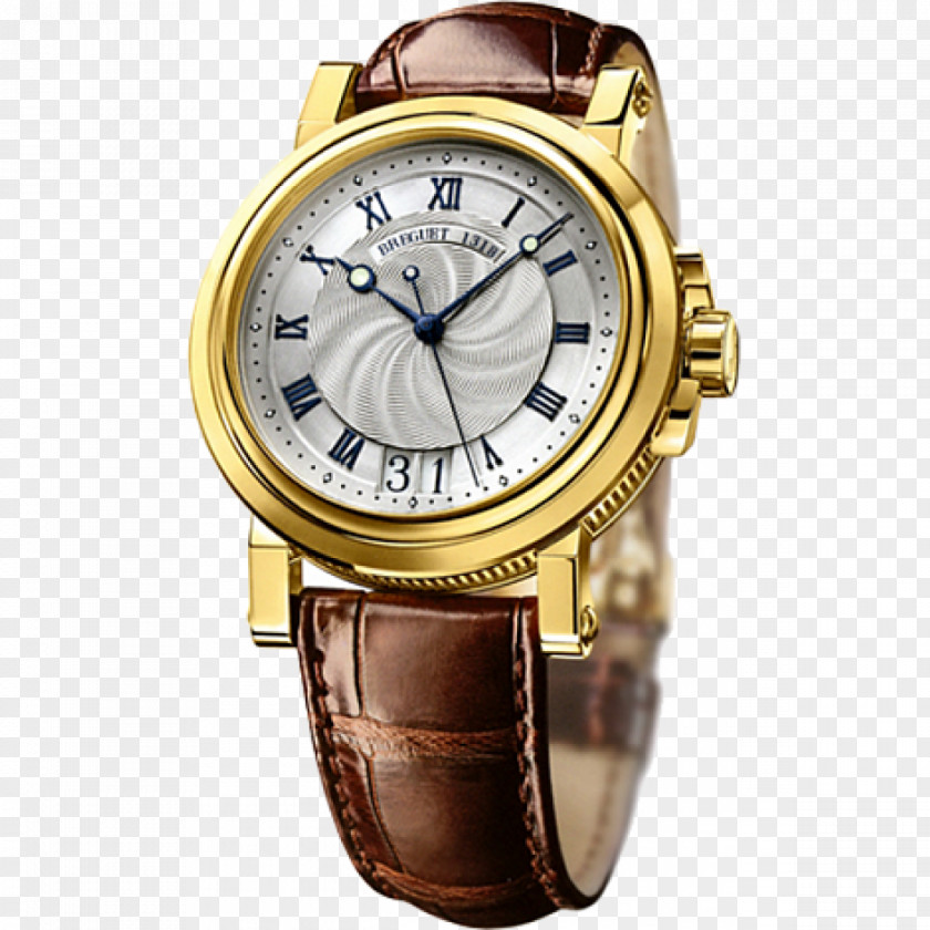 Retro Watches Breguet Automatic Watch Colored Gold Movement PNG