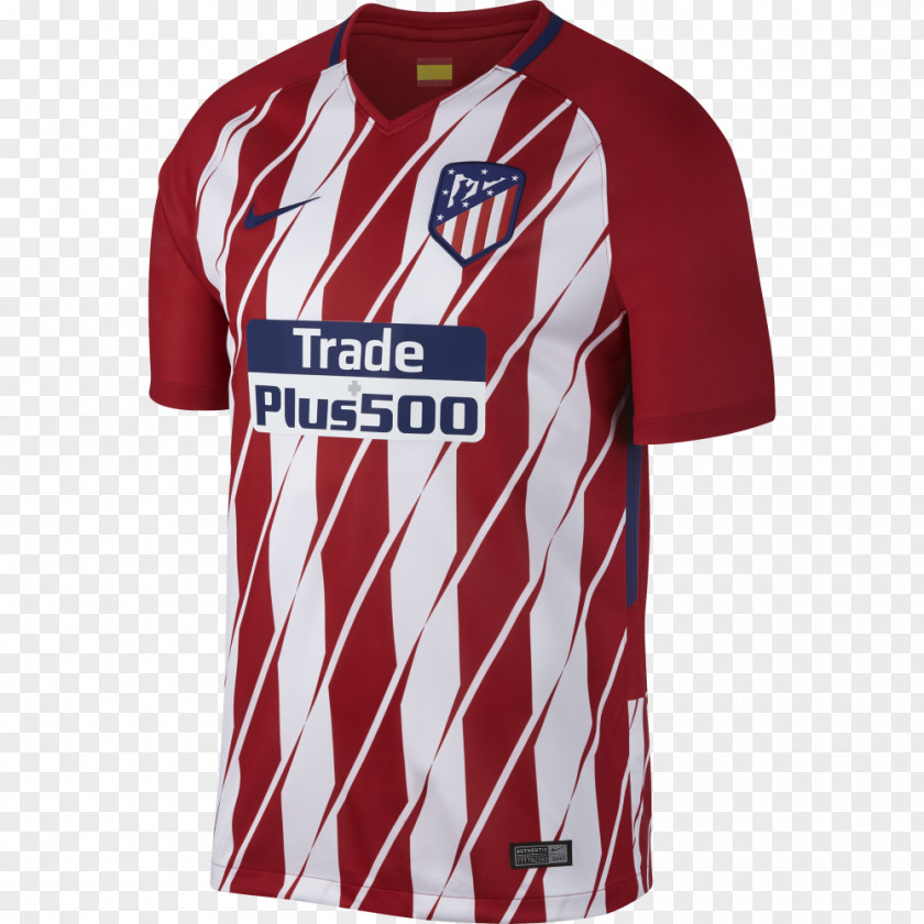 T-shirt Atlético Madrid La Liga Jersey PNG