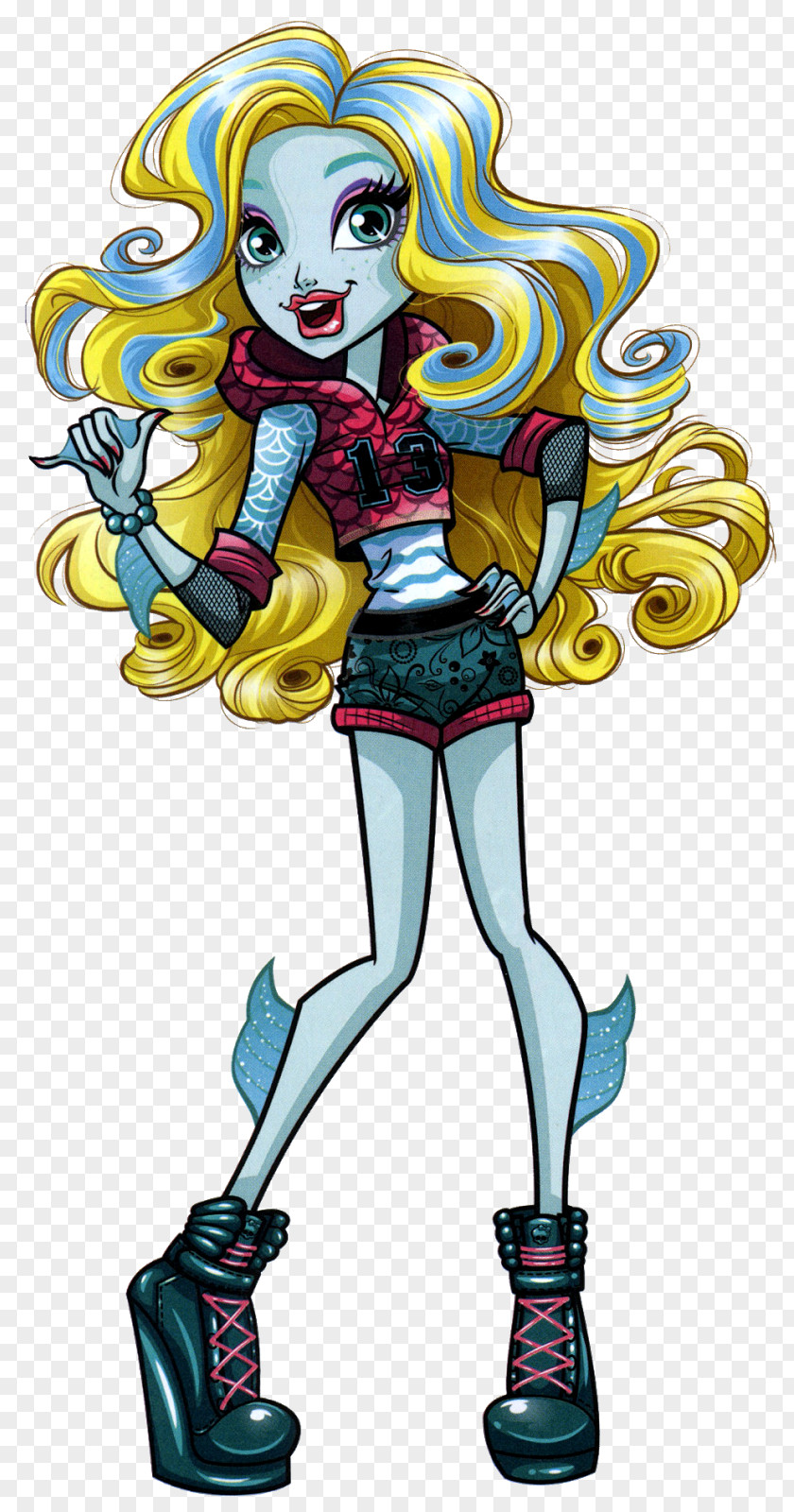 Doll Frankie Stein Lagoona Blue Monster High PNG