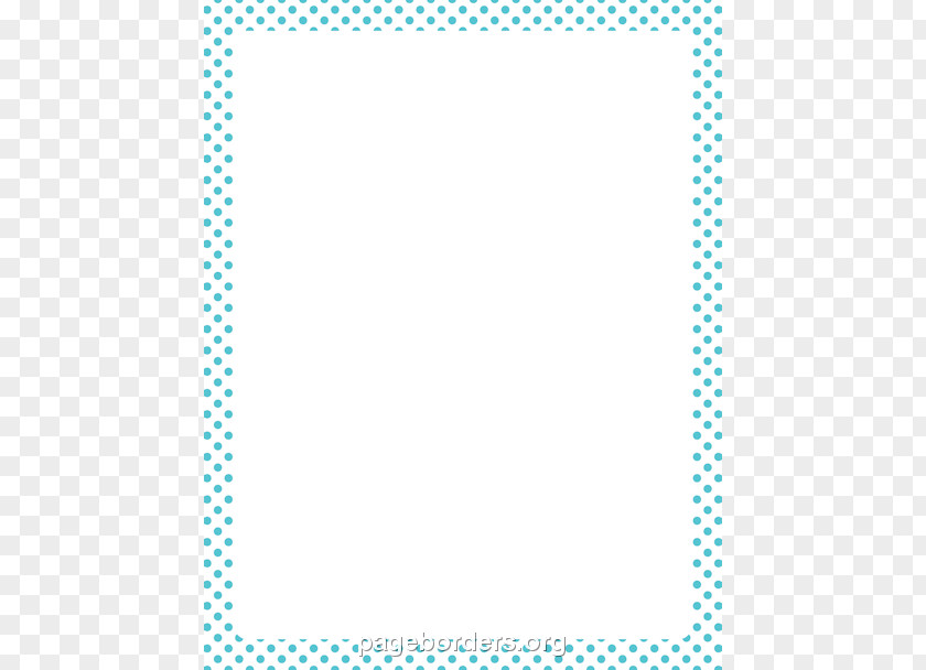 Dot Border Cliparts Paper Turquoise Clip Art PNG