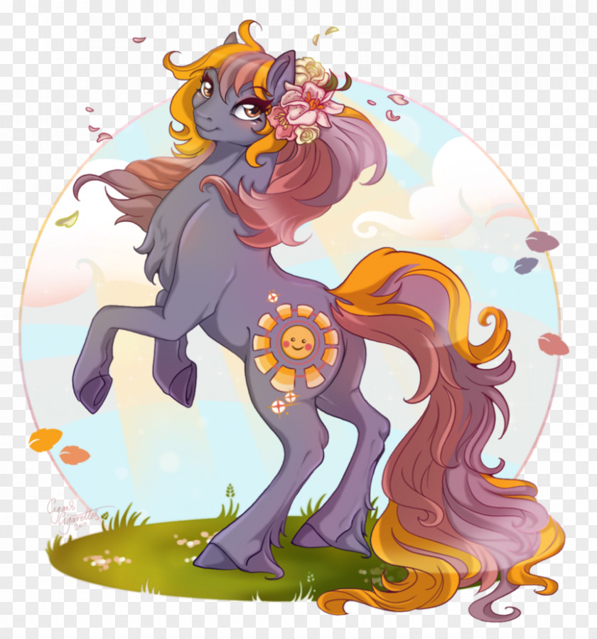 Horse Legendary Creature Cartoon Supernatural PNG