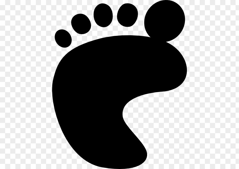 Large Print Cliparts Bigfoot Cartoon Footprint Clip Art PNG