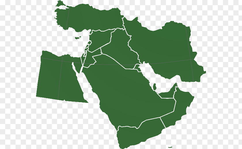 People In The Middle East Vector Map World PNG