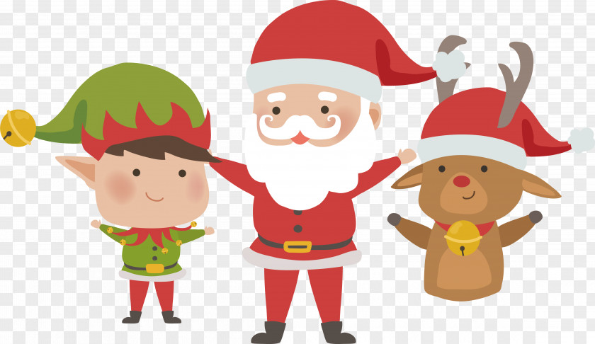 Santa Elf Claus Christmas PNG