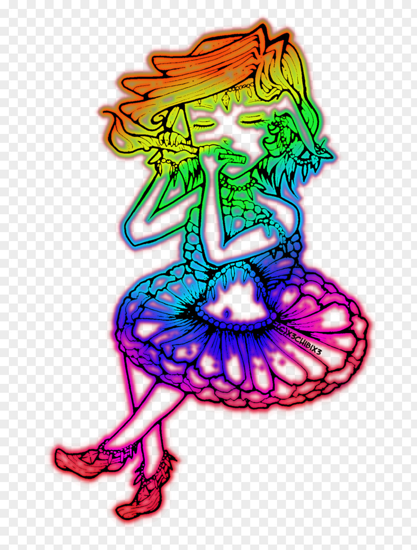 Seven Color Rainbow Illustration Clip Art Organism Supervillain Legendary Creature PNG