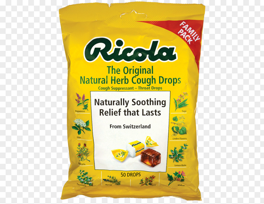 A Cough Throat Lozenge Ricola Herb PNG