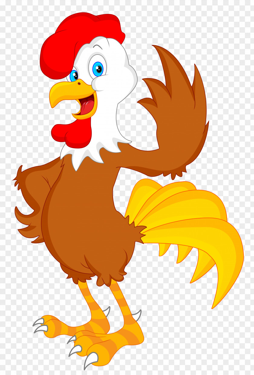 Cock Chicken Rooster Cartoon Royalty-free PNG