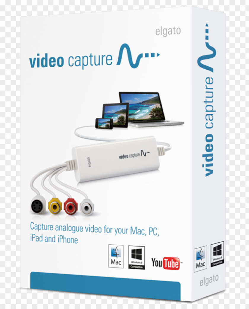 Digital Video Recorder VHS Laptop Capture Elgato PNG