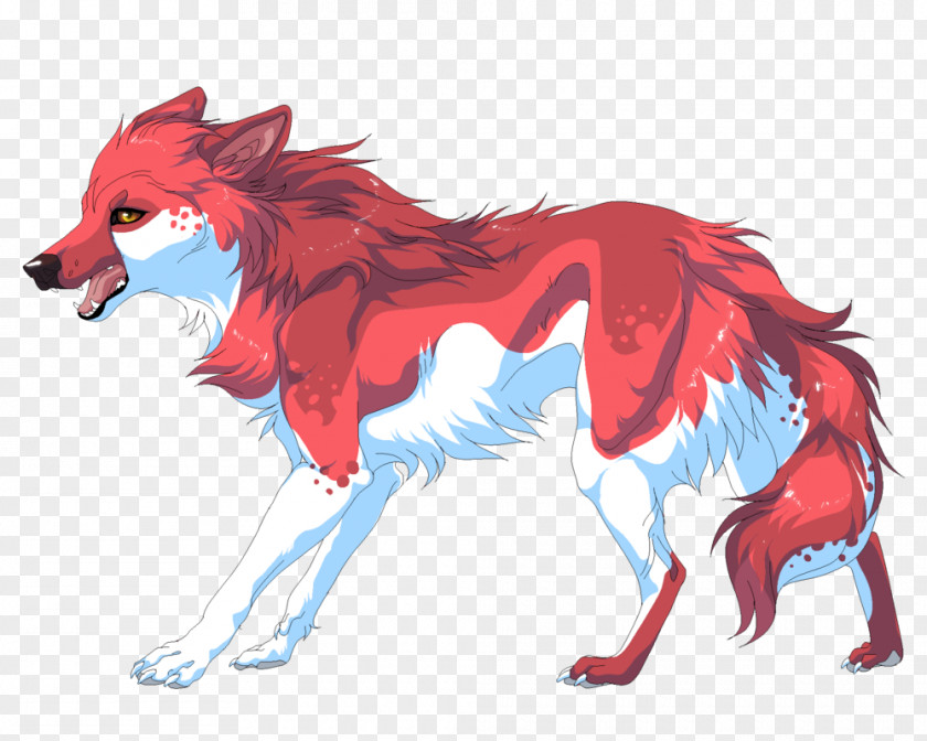 Fire And Blood Canidae Horse Demon Dog PNG