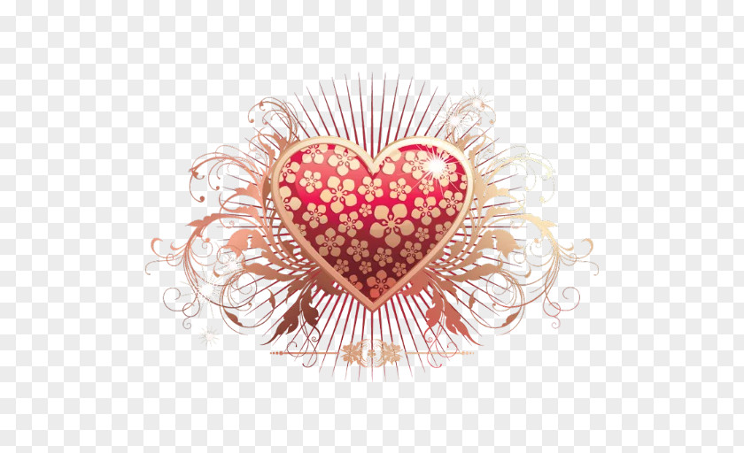 Heart Desktop Wallpaper Pink Valentine's Day PNG
