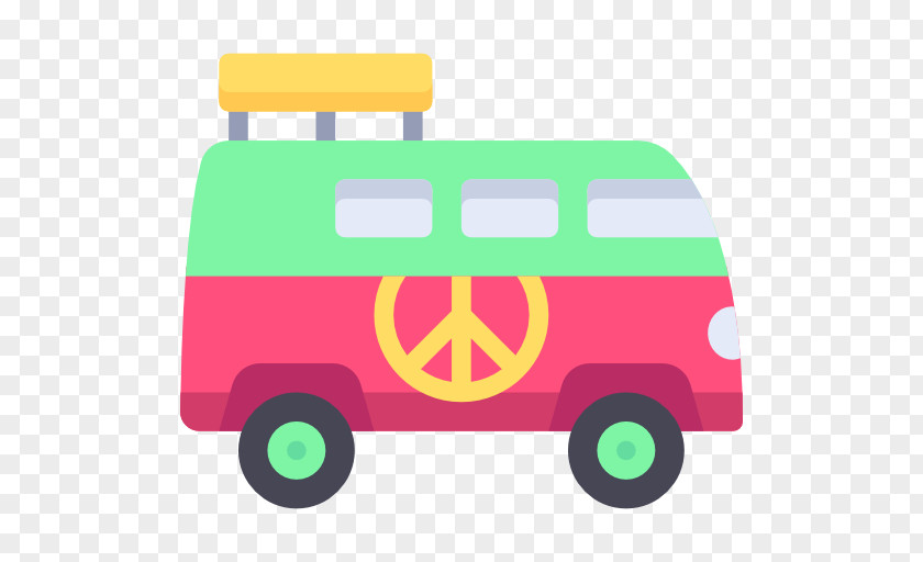 Hippie Car Clip Art PNG