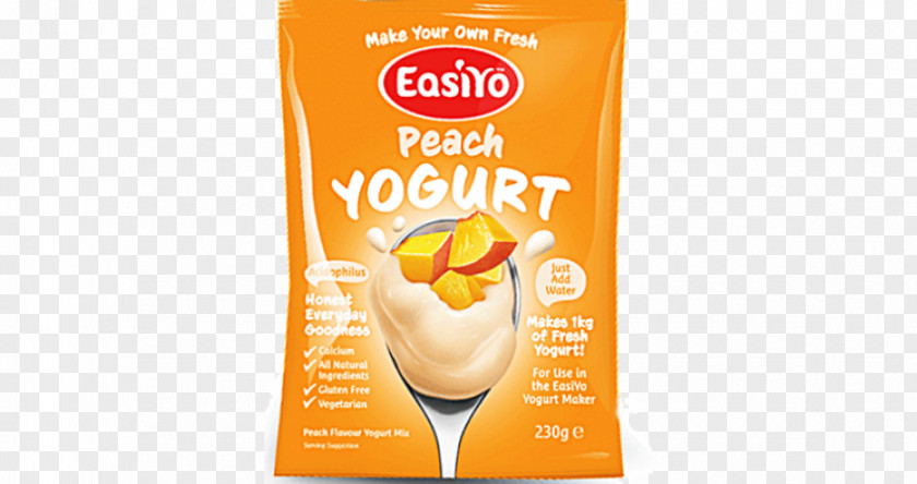 Peach Yogurt Yoghurt Milk Greek Cuisine Custard Peaches And Cream PNG